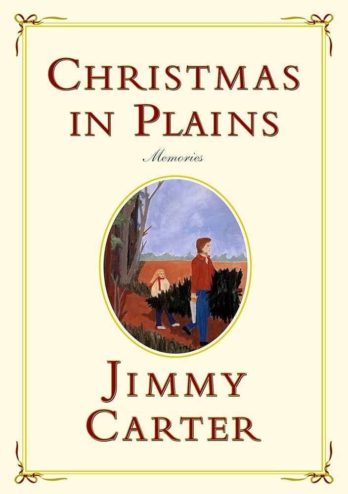 First edition cover of Christmas in Plains by Jimmy Carter. 