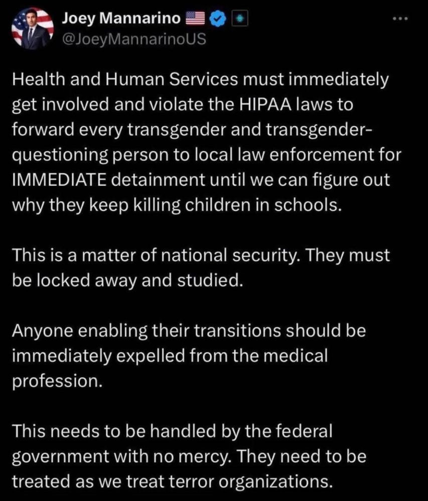 Some fuckwad being a fuckwad about how trans people are some 