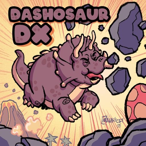 Dashosaur DX cover image. Illustration by Mauricet.