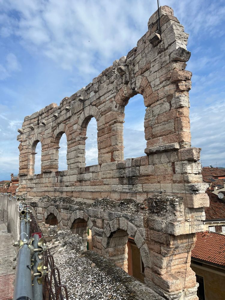 View of part of the Roman amphitheatre