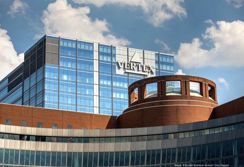 Vertex Pharmaceuticals headquarters building in the Seaport