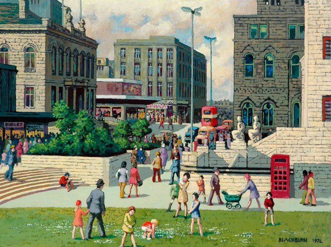 Harold Blackburn (1899-1980) was born in Paddock in Huddersfield. accomplished and prolific artist leaving a large body of work to Kirklees Council when he died.