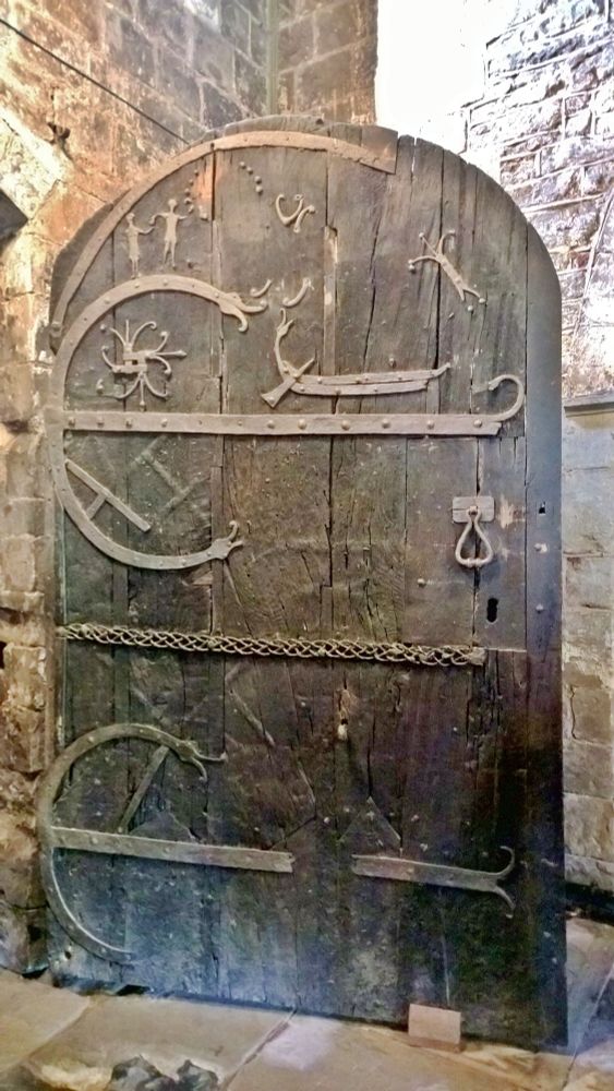 One of the most debated doors in the country, the south-west door of St Helen’s Church in Stillingfleet is one of the oldest in England, possibly dating back in part  to the 10th/11th century. It was studied in the 1970s and confirmed to be at least as old as the original Norman 112th century church