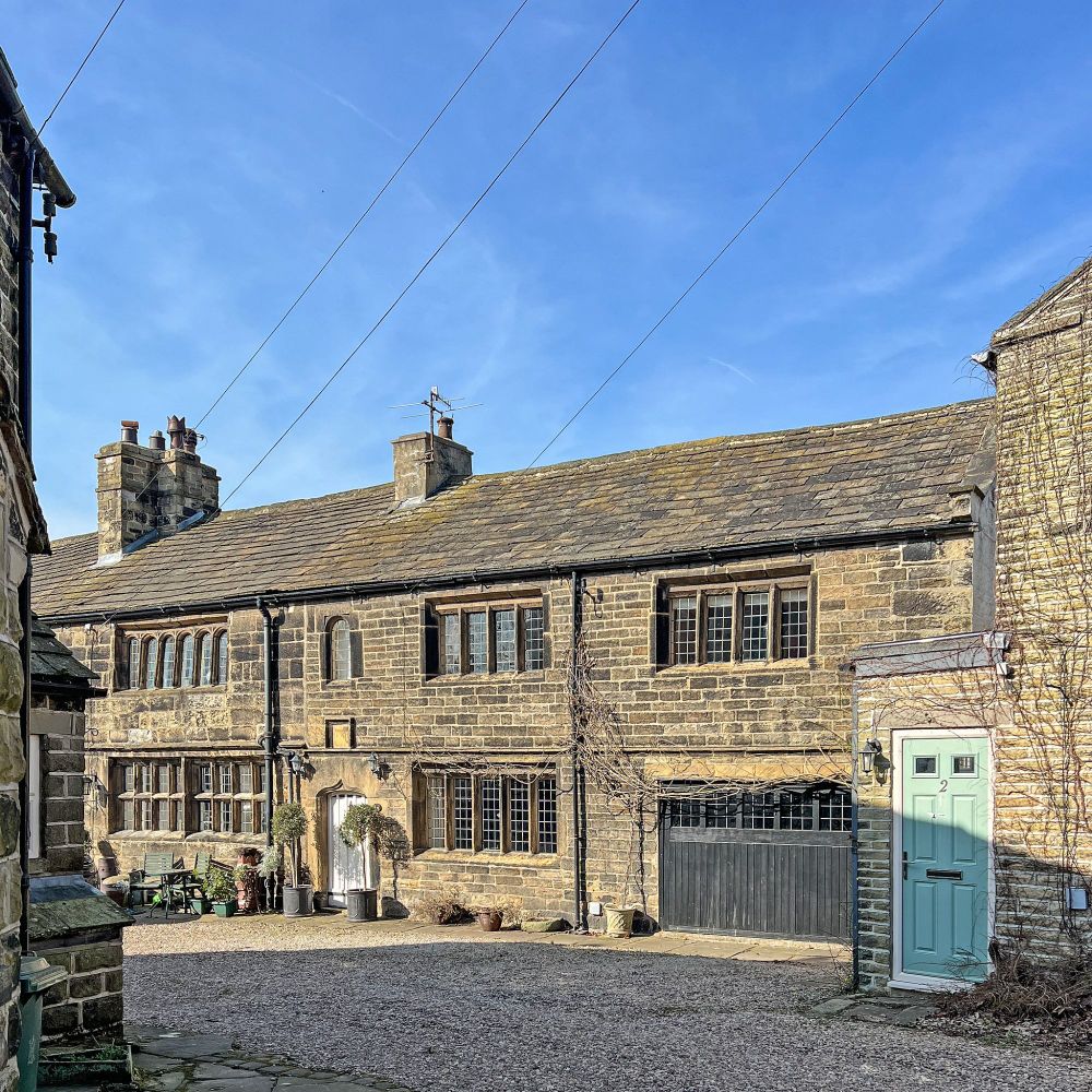 The Manor House, Micklethwaite  is perhaps more complex than it first appears. Built in stone—a common choice in the North of England, where timber was scarce but stone plentiful