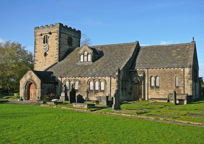 The  Church of St Peter Hartshead is perhaps best known for the fact that in March 1811, Patrick Brontë took up the appointment of perpetual curate there. 