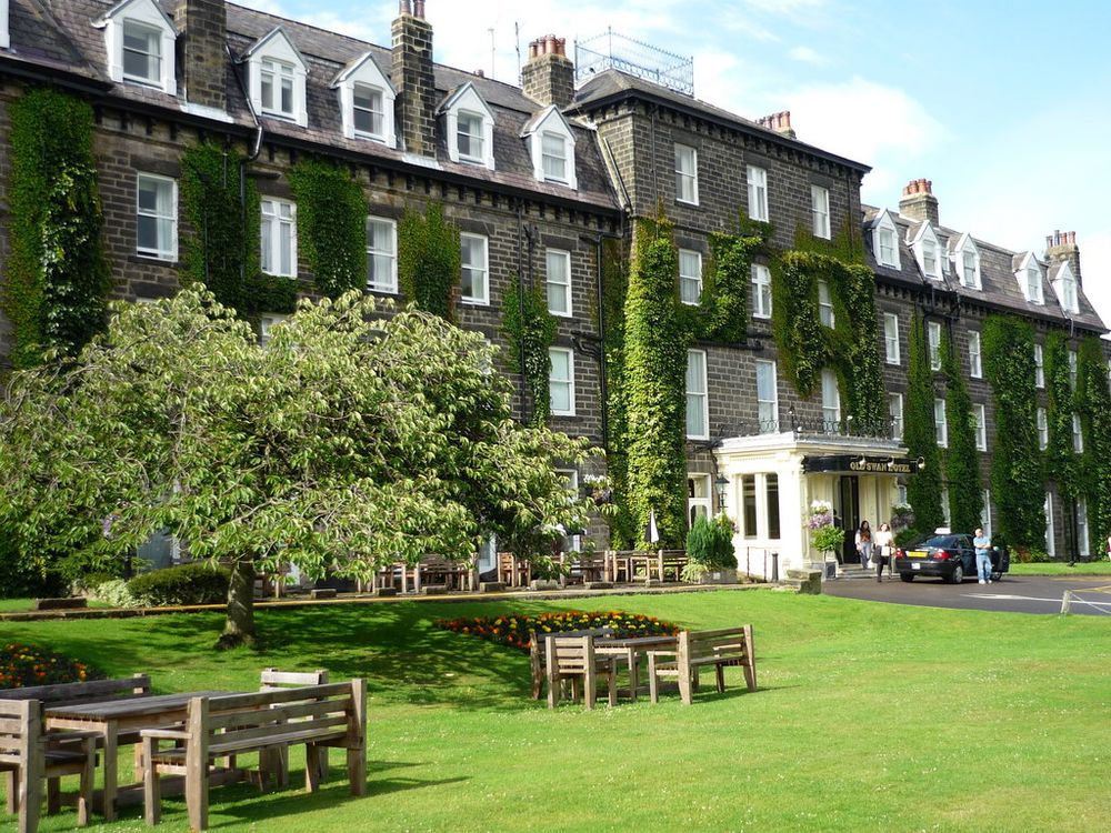 The Old Swan Hotel Harrogate where  Agatha Christie was found after disappearing in December 1926. 