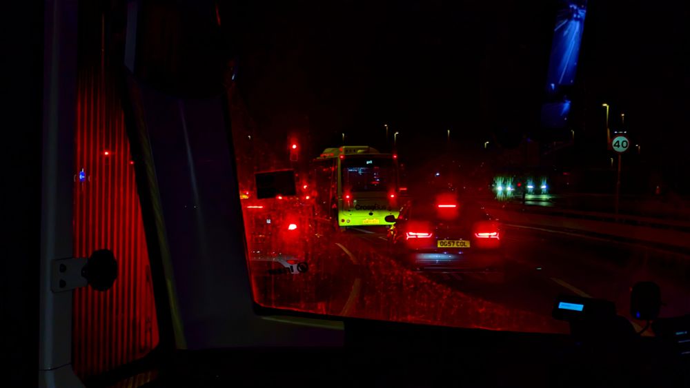 Stuck in traffic at Ebbsfleet Intl 