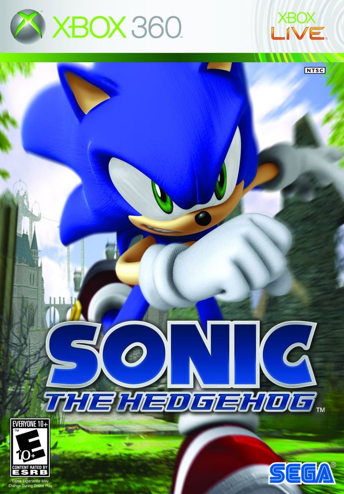 Sonic The Hedgehog de Xbox 360 revelando que em 2006 eu já tinha 12 anos