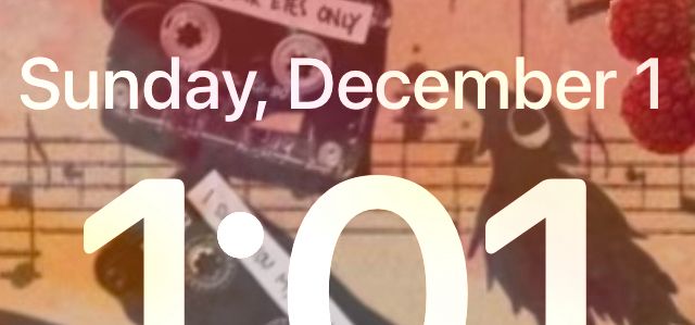 “Sunday december 1”