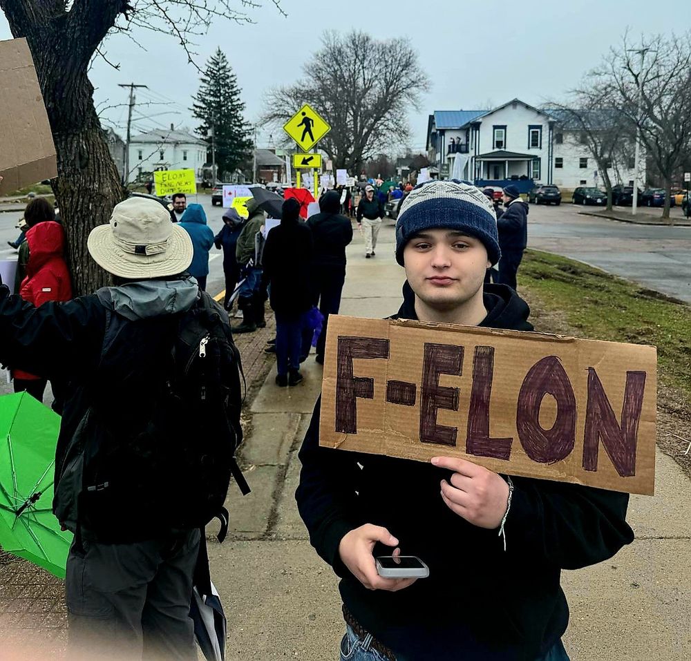 #HandsOffPotsdam Approx 500 people showed up for an event that 80 people were registered for! (There are four colleges in that part of the north country -- I'm guessing a bunch students showed up who hadn't registered.)