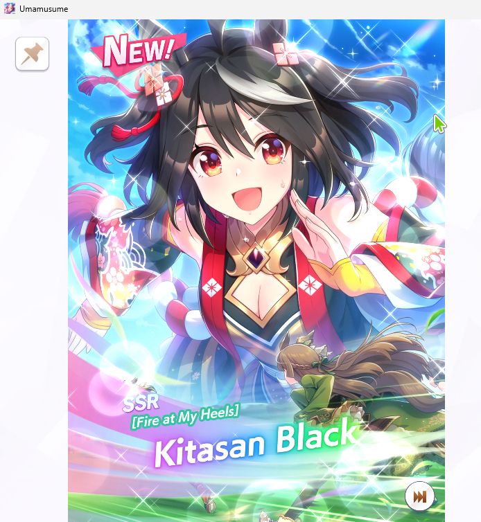 A screenshot of Fire at My Heels Kitasan Black. She is good.