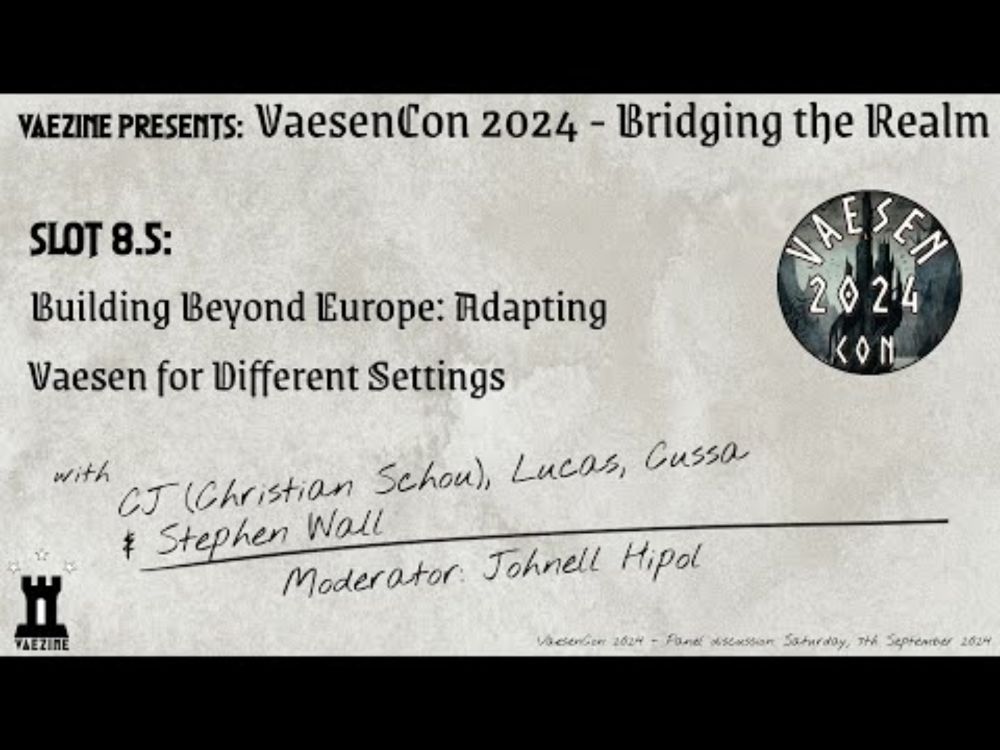 VaesenCon 2024 | Slot 8.5 - Building Beyond Europe | Panel Discussion