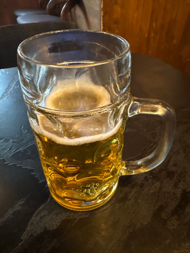 An #cans, about to be poured in my face