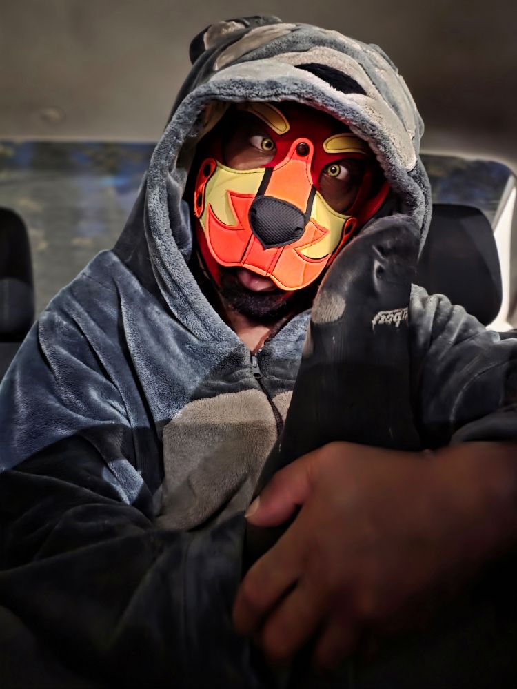 Solaris being hypnotized by his own foot musk