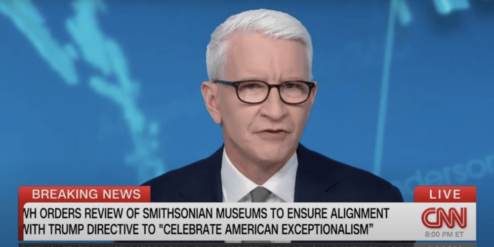President Donald Trump's efforts to rewrite American history didn't sit well with CNN's Anderson Cooper on Tuesday night. Cooper discussed the Trump administration's moves to review the content at the...