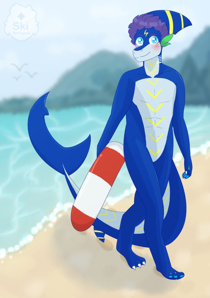 Sak as a lifeguard shark