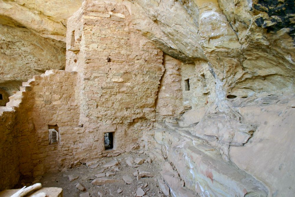 Puebloan ruins on the Ute Mountain Ute Reservation. 