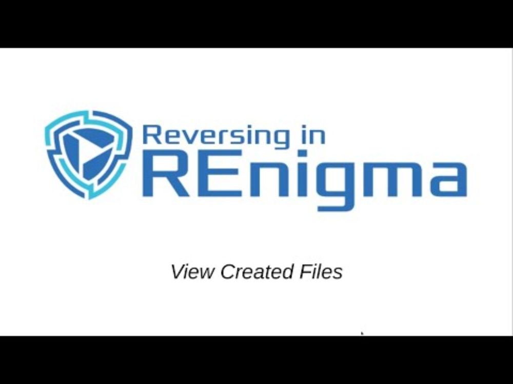 Viewing the contents of created files in REnigma