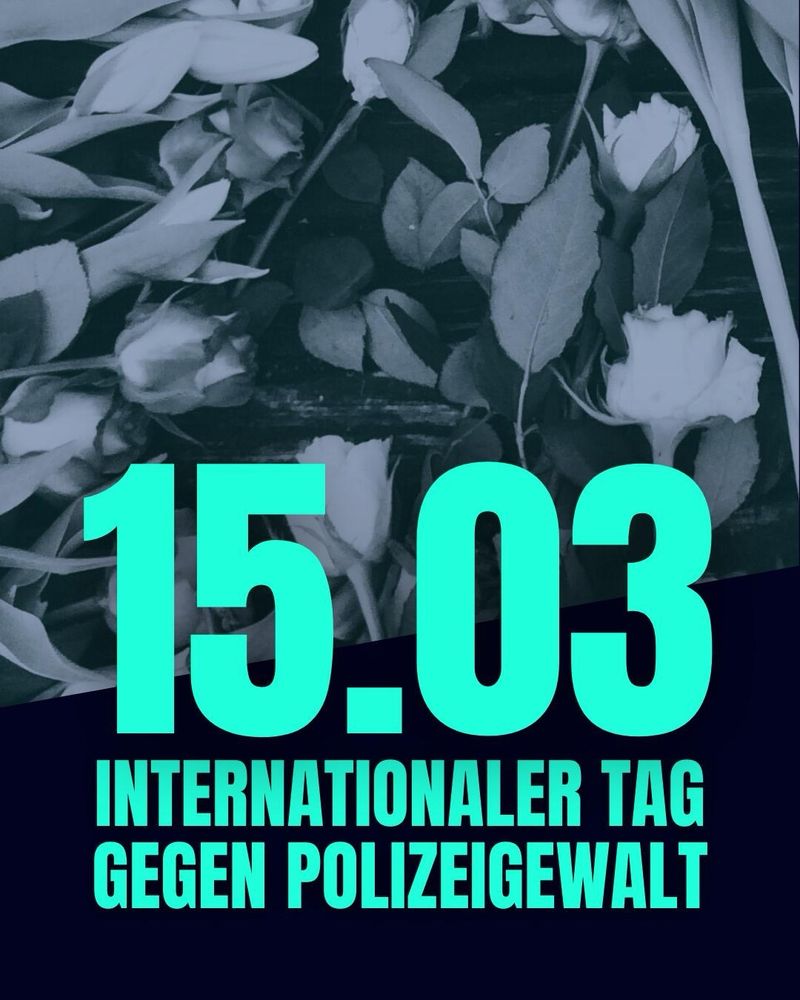 15.03 Internationaler Tag gegen Polizeigewalt  