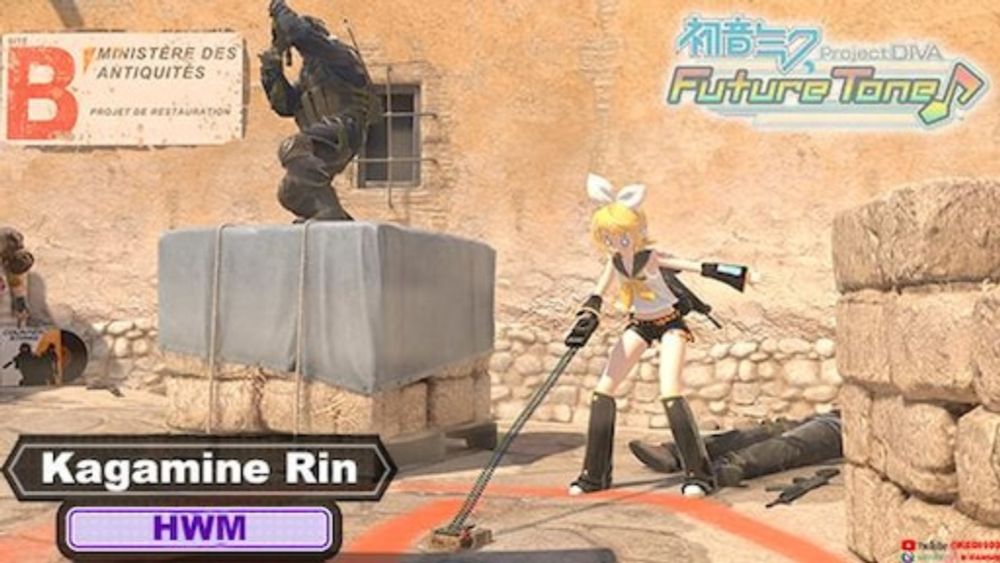 Steam Workshop::Kagamine Rin HWM PDFT/Megamix+ port