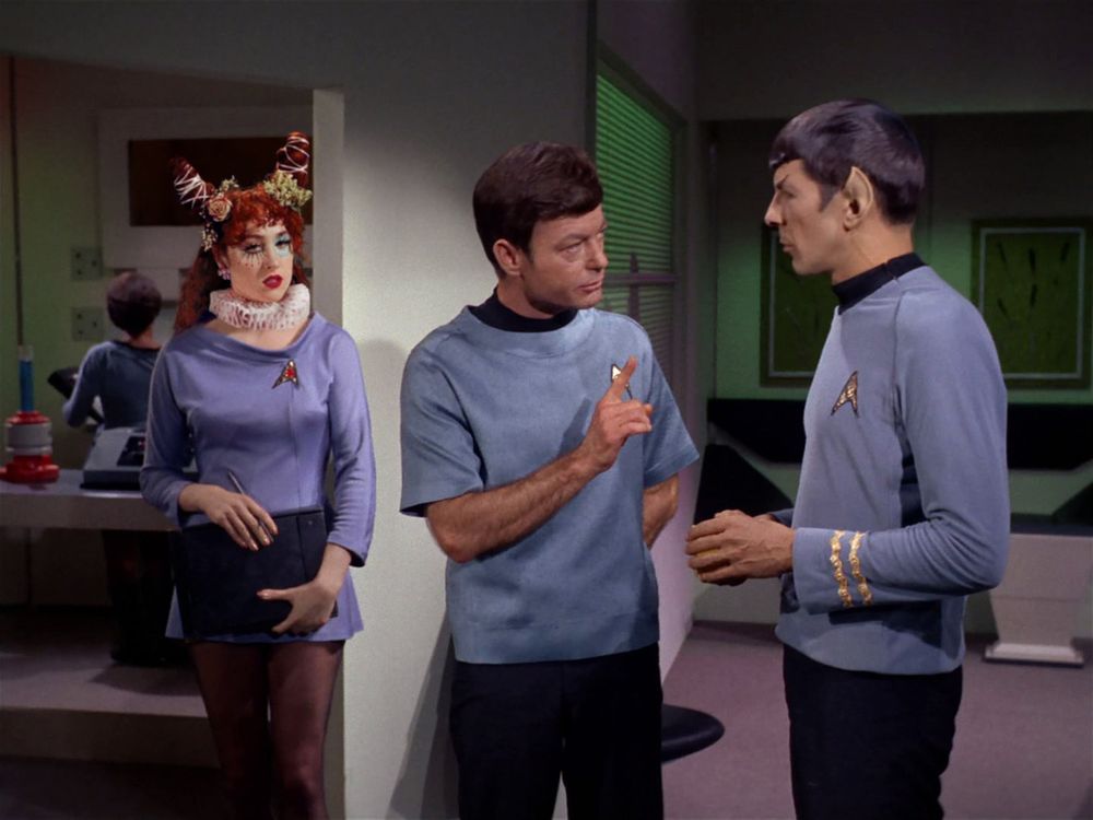 Chapelle Roan swapped in for Nurse Chapel in Star Trek