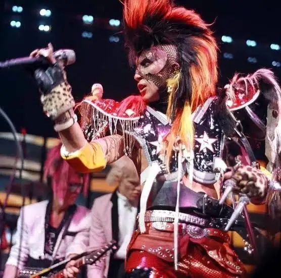Martin Degville of the band Sigue Sigue Sputnik 