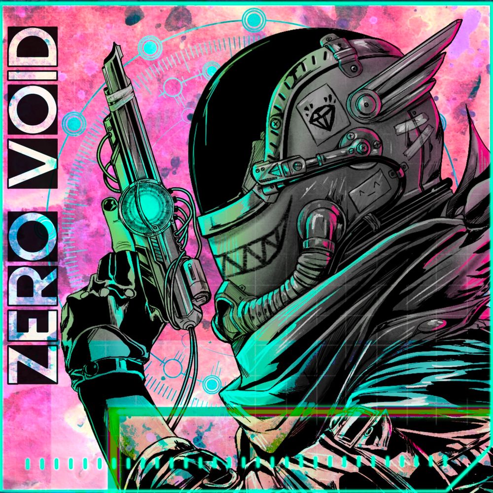 The cover of our ZERO VOID zine, a real Cael masterpiece