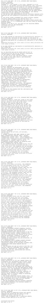 FDC 5/0160 ZMA PART 1 OF 10 FL..AIRSPACE WEST PALM BEACH,
 FLORIDA..TEMPORARY
FLIGHT RESTRICTIONS.  
      DECEMBER 19 , 2025-JANUARY 4 2026 LOCAL. PURSUANT TO 49 USC 
40103(B)(3), THE FEDERAL AVIATION ADMINISTRATION (FAA) CLASSIFIES 
THE AIRSPACE DEFINED IN THIS NOTAM AS 'NTL DEFENSE AIRSPACE'. 
PILOTS WHO DO NOT ADHERE TO THE FOLLOWING PROC MAY BE INTERCEPTED, 
DETAINED AND INTERVIEWED BY LAW ENFORCEMENT/SECURITY PERSONNEL. 
ANY OF THE FOLLOWING ADDITIONAL ACTIONS MAY ALSO BE TAKEN AGAINST 
A PILOT WHO DOES NOT COMPLY WITH THE RQMNTS OR  ANY SPECIAL 
INSTRUCTIONS OR PROC ANNOUNCED IN THIS NOTAM: 
A) THE FAA MAY TAKE ADMINISTRATIVE ACTION, INCLUDING IMPOSING CIVIL 
PENALTIES AND THE SUSPENSION OR REVOCATION OF AIRMEN CERTIFICATES; 
OR  
B) THE UNITED STATES GOVERNMENT MAY PURSUE CRIMINAL CHARGES, 
INCLUDING CHARGES UNDER 49 USC SECTION 46307; OR  
C) THE UNITED STATES GOVERNMENT MAY USE DEADLY FORCE AGAINST THE 
AIRBORNE ACFT, IF IT IS DETERMINED THAT THE ACFT POSES AN IMMINENT 
SECURITY THREAT.   
PURSUANT TO 14 CFR 91.141, ALL ACFT FLT OPS INCLUDING REMOTE 
CONTROLLED ACFT OPS ARE PROHIBITED:
2512200430-2601042330
END PART 1 OF 10




FDC 5/0160 ZMA PART 2 OF 10 FL..AIRSPACE WEST PALM BEACH,
 FLORIDA..TEMPORARY

WI AN AREA DEFINED AS 30NM RADIUS OF 264047N0800327W (PBI094001.6)
SFC-17999FT MSL; EXCLUDING AN AREA DEFINED AS 2NM RADIUS OF
261150N0801015W (FLL004007.4) SFC-17999FT MSL; EXCLUDING AN AREA
DEFINED AS 2NM RADIUS OF 271054N0801317W (PBI349030.9) SFC-17999FT
MSL
EFFECTIVE 2512200430 UTC (2330 LOCAL 12/19/25) UNTIL 2601042330 UTC 
(1830 LOCAL 01/04/26).  

WI AN AREA DEFINED AS 10NM RADIUS OF 264047N0800327W (PBI094001.6) 
SFC-17999FT MSL  
EFFECTIVE 2512200430 UTC (2330 LOCAL 12/19/25) UNTIL 2601042330 UTC 
(1830 LOCAL 01/04/26). 

EXC AS SPECIFIED BLW AND/OR UNLESS AUTH BY ATC IN
CONSULTATION WITH THE AIR TFC SECURITY COORDINATOR
VIA THE DOMESTIC EVENTS NETWORK (DEN):
A. ALL ACFT OPS WI THE 10NM RADIUS AREA(S) LISTED
   ABV, KNOWN AS THE INNER CORE(S), ARE PROHIBITED
2512200430-2601042330
END PART 2 OF 10




FDC 5/0160 ZMA PART 3 OF 10 FL..AIRSPACE WEST PALM BEACH,
 FLORIDA..TEMPORARY
   EXC FOR: APPROVED LAW ENFORCEMENT, MIL ACFT
   DIRECTLY SUPPORTING THE UNITED STATES SECRET
   SERVICE(USSS) AND THE OFFICE OF THE PRESIDENT OF
   THE UNITED STATES, APPROVED AIR AMBULANCE FLIGHTS,
   AND REGULARLY SCHEDULED COMMERCIAL PAX AND ALL -
   CARGO CARRIERS OPR UNDER ONE OF THE FOLLOWING TSA
   - APPROVED STANDARD SECURITY PROGRAMS / PROC AND
   ARE ARR INTO AND / OR DEP FM 14 CFR PART 139 AP:
   ACFT OPR STANDARD SECURITY PROGRAM(AOSSP), FULL
   ALL - CARGO ACFT OPR STANDARD SECURITY
   PROGRAM(FACAOSSP), MODEL SECURITY PROGRAM(MSP),
   TWELVE FIVE STANDARD SECURITY PROGRAM ALL
   CARGO(TFSSP - ALL CARGO), OR ALL - CARGO
   INTERNATIONAL SECURITY PROC(ACISP). ALL EMERGENCY
   / LIFE SAVING FLT(MEDICAL / LAW ENFORCEMENT /
   FIREFIGHTING) OPS MUST COORDINATE WITH ATC PRIOR
   TO THEIR DEP AT 561-275-1430 TO AVOID POTENTIAL
   DELAYS.
B. FOR OPS WI THE AIRSPACE BTN THE 10NM RADIUS AND
2512200430-2601042330
END PART 3 OF 10




FDC 5/0160 ZMA PART 4 OF 10 FL..AIRSPACE WEST PALM BEACH,
 FLORIDA..TEMPORARY
   30NM RADIUS AREA(S) LISTED ABV, KNOWN AS THE OUTER
   RING(S): ALL ACFT OPR WI THE OUTER RING(S) LISTED
   ABV ARE LIMITED TO ACFT ARR OR DEP LOCAL
   AIRFIELDS, AND WORKLOAD PERMITTING, ATC MAY
   AUTHORIZE TRANSIT OPS. ACFT MAY NOT LOITER. ALL
   ACFT MUST BE ON AN ACT IFR OR FILED VFR FLT PLAN
   WITH A DISCRETE CODE ASSIGNED BY AN AIR TFC CTL
   (ATC) FAC. ACFT MUST BE SQUAWKING THE DISCRETE
   CODE PRIOR TO DEP AND AT ALL TIMES WHILE IN THE
   TFR AND MUST REMAIN IN TWO-WAY RADIO COM WITH ATC.
C. ALL FLIGHT OPERATIONS NOT COVERED IN PARAGRAPH
   A. WITHIN THE 10 NMR AREA MUST BE SECURITY
   SCREENED BY TSA AT A GATEWAY AIRPORT PRIOR TO
   ARRIVING OR DEPARTING PALM BEACH INTERNATIONAL
   AIRPORT (KPBI). AIRCRAFT OPERATORS MUST REGISTER
   WITH THE TSA FOR GATEWAY SCREENING NO LESS THAN 24
   HOURS PRIOR TO THEIR SCHEDULED DEPARTURE TIME.
   RESERVATIONS FOR SCREENING MAY BEGIN ON 12/17/2025
   AND LAST THROUGH THE DURATION OF THE EVENT BY
2512200430-2601042330
END PART 4 OF 10




FDC 5/0160 ZMA PART 5 OF 10 FL..AIRSPACE WEST PALM BEACH,
 FLORIDA..TEMPORARY
   CALLING TSA AT 561-227-5020, 407-563-6681,
   407-563-6684.
D. GATEWAY AIRPORTS HAVE BEEN CREATED AT PALM
   BEACH INTERNATIONAL AIRPORT (KPBI), ORLANDO
   INTERNATIONAL AIRPORT (KMCO), FORT LAUDERDALE
   INTERNATIONAL AIRPORT (KFLL), DULLES INTERNATIONAL
   AIRPORT (KIAD), TETERBORO AIRPORT (KTEB), AND
   WESTCHESTER CO. AIRPORT (KHPN) BY TSA TO
   ACCOMMODATE AIRCRAFT ARRIVING OR DEPARTING PALM
   BEACH INTERNATIONAL AIRPORT (KPBI).
E. TSA SCREENING WILL BE AVAILABLE 251220 1300 UTC
   (0800 LOCAL 12/20/2025) TO 251220 2200 UTC (1700
   LOCAL 12/20/2025). TSA SCREENING WILL BE AVAILABLE
   251221 1300 UTC (0800 LOCAL 12/21/2025) TO 251221
   2200 UTC (1700 LOCAL 12/21/2025). TSA SCREENING
   WILL BE AVAILABLE 251222 1300 UTC (0800 LOCAL
   12/22/2025) TO 251222 2200 UTC (1700 LOCAL
   12/22/2025). TSA SCREENING WILL BE AVAILABLE
   251223 1300 UTC (0800 LOCAL 12/23/2025) TO 251223
2512200430-2601042330
END PART 5 OF 10




FDC 5/0160 ZMA PART 6 OF 10 FL..AIRSPACE WEST PALM BEACH,
 FLORIDA..TEMPORARY
   2200 UTC (1700 LOCAL 12/23/2025). TSA SCREENING
   WILL BE AVAILABLE 251224 1300 UTC (0800 LOCAL
   12/24/2025) TO 251224 2200 UTC (1700 LOCAL
   12/24/2025). THE TETERBORO AIRPORT (TEB) WILL NOT
   BE AVAILABLE FOR SCREENING ON 251224. TSA
   SCREENING WILL BE AVAILABLE 251225 1300 UTC (0800
   LOCAL 12/25/2025) TO 251225 1700 UTC (1200 LOCAL
   12/25/2025). THE TETERBORO AIRPORT (TEB) WILL NOT
   BE AVAILABLE FOR SCREENING ON 251225. TSA
   SCREENING WILL BE AVAILABLE 251226 1300 UTC (0800
   LOCAL 12/26/2025) TO 251226 2200 UTC (1700 LOCAL
   12/26/2025). TSA SCREENING WILL BE AVAILABLE
   251227 1300 UTC (0800 LOCAL 12/27/2025) TO 251227
   2200 UTC (1700 LOCAL 12/27/2025). TSA SCREENING
   WILL BE AVAILABLE 251228 1300 UTC (0800 LOCAL
   12/28/2025) TO 251228 2200 UTC (1700 LOCAL
   12/28/2025). TSA SCREENING WILL BE AVAILABLE
   251229 1300 UTC (0800 LOCAL 12/29/2025) TO 251229
   2200 UTC (1700 LOCAL 12/29/2025). TSA SCREENING
2512200430-2601042330
END PART 6 OF 10




FDC 5/0160 ZMA PART 7 OF 10 FL..AIRSPACE WEST PALM BEACH,
 FLORIDA..TEMPORARY
   WILL BE AVAILABLE 251230 1300 UTC (0800 LOCAL
   12/30/2025) TO 251230 2200 UTC (1700 LOCAL
   12/30/2025). TSA SCREENING WILL BE AVAILABLE
   251231 1300 UTC (0800 LOCAL 12/31/2025) TO 251231
   2200 UTC (1700 LOCAL 12/31/2025). THE TETERBORO
   AIRPORT (TEB) WILL NOT BE AVAILABLE FOR SCREENING
   ON 251231. TSA SCREENING WILL BE AVAILABLE 260101
   1300 UTC (0800 LOCAL 01/01/2026) TO 260101 1700
   UTC (1200 LOCAL 01/01/2026). THE TETERBORO AIRPORT
   (TEB) WILL NOT BE AVAILABLE FOR SCREENING ON
   260101. TSA SCREENING WILL BE AVAILABLE 260102
   1300 UTC (0800 LOCAL 01/02/2026) TO 260102 2200
   UTC (1700 LOCAL 01/02/2025). TSA SCREENING WILL BE
   AVAILABLE 260103 1300 UTC (0800 LOCAL 01/03/2026)
   TO 260103 2200 UTC (1700 LOCAL 01/03/2025). TSA
   SCREENING WILL BE AVAILABLE 260104 1300 UTC (0800
   LOCAL 01/04/2026) TO 260104 2200 UTC (1700 LOCAL
   01/04/2025).  THE TETERBORO AIRPORT SCREENING
   LOCATION FROM 251219-251226 WILL BE SIGNATURE
2512200430-2601042330
END PART 7 OF 10




FDC 5/0160 ZMA PART 8 OF 10 FL..AIRSPACE WEST PALM BEACH,
 FLORIDA..TEMPORARY
   SOUTH. THE TETERBORO AIRPORT SCREENING LOCATION
   FROM 251227-260104 WILL BE SIGNATURE WEST. PILOTS
   CREW AND PASSENGERS MUST PROVIDE VALID
   GOVERNMENT-ISSUED PHOTO IDENTIFICATION TO THE TSA
   AT THE GATEWAY AIRPORT. GATEWAY SCREENING WILL
   INCLUDE ID VERIFICATION AND VETTING OF ALL PILOTS,
   CREW AND PASSENGERS, SCREENING OF PERSONS AN
   BAGGAGE, AND INSPECTION OF THE AIRCRAFT. NO
   FIREARMS ON BOARD AIRCRAFT WILL BE AUTHORIZED. NO
   GIFT WRAPPED PACKAGES.
F. ON DEPARTURE FROM A GATEWAY AIRPORT AIRCRAFT
   MUST MAINTAIN RADIO CONTACT WITH ATC AND
   CONTINUOUSLY SQUAWK AN ATC-ASSIGNED DISCRETE CODE.
   INTERMEDIATE STOPS WHILE ENROUTE ARE NOT
   AUTHORIZED.
G. THE FOLLOWING OPS ARE NOT AUTH WI THIS TFR: FLT
   TRAINING, PRACTICE INSTRUMENT APCH, AEROBATIC FLT,
   GLIDER OPS, PARACHUTE OPS, ULTRALIGHT, HANG
   GLIDING, BALLOON OPS, AGRICULTURE/CROP DUSTING,
2512200430-2601042330
END PART 8 OF 10




FDC 5/0160 ZMA PART 9 OF 10 FL..AIRSPACE WEST PALM BEACH,
 FLORIDA..TEMPORARY
   ANIMAL POPULATION CTL FLT OPS, BANNER TOWING OPS,
   SIGHTSEEING OPS, MAINTENANCE TEST FLIGHTS, MODEL
   ACFT OPS, MODEL ROCKETRY, UNMANNED ACFT SYSTEMS
   (UAS), AND UTILITY AND PIPELINE SURVEY OPS.
H. UAS OPR WHO DO NOT COMPLY WITH APPLICABLE
   AIRSPACE RESTRICTIONS ARE WARNED THAT PURSUANT TO
   10 U.S.C. SECTION 130I AND THE PRESIDENTIAL THREAT
   PROTECTION ACT, THE DEPARTMENT OF DEFENSE(DOD) MAY
   TAKESECURITY ACTION THAT RESULTS IN THE
   INTERFERENCE, DISRUPTION, SEIZURE, DAMAGING, OR
   DESTRUCTION OF UNMANNED ACFT DEEMED TO POSE A
   CREDIBLE SAFETY OR SECURITY THREAT TO PROTECTED
   PERSONNEL, FAC, OR ASSETS.
I. THE SYSTEM OPERATIONS SUPPORT CENTER (SOSC), IS
   THE COORDINATION FACILITY FOR GOVERNMENT AGENCIES
   AND IS AVAILABLE DAILY FROM 0700-2300 EASTERN,
   PHONE 202-267-8276 FOR COORDINATION.
J. THE FAA RECOMMENDS THAT ALL AIRCRAFT OPERATORS
   CHECK NOTAMS FREQUENTLY FOR POSSIBLE CHANGES TO
2512200430-2601042330
END PART 9 OF 10




FDC 5/0160 ZMA PART 10 OF 10 FL..AIRSPACE WEST PALM BEACH,
 FLORIDA..TEMPORARY
   THIS TFR PRIOR TO OPERATIONS WITHIN THIS REGION.
   OPERATORS MAY REVIEW THE TFR DETAILS ON THE
   INTERNET AT HTTPS://TFR.FAA.GOV/ OR
   HTTPS://WWW.1800WXBRIEF.COM. IF QUESTIONS REMAIN,
   CONTACT FLIGHT SERVICE AT 800-992-7433.

 
2512200430-2601042330
END PART 10 OF 10