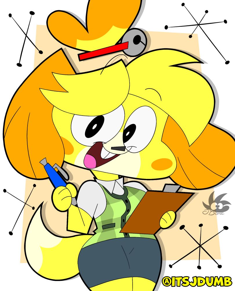 Isabelle from Animal Crossing
