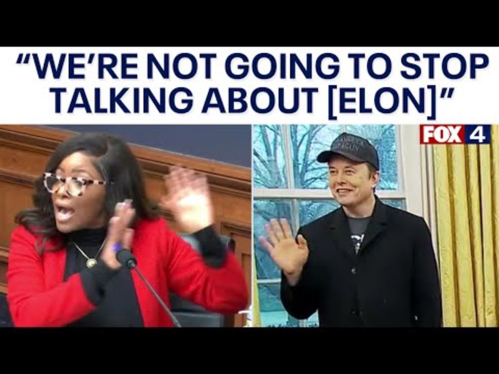 Rep. Jasmine Crockett sounds off on Elon Musk at House censorship hearing