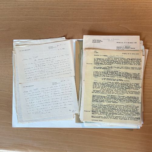 Selected documents from the István Béla Ferenc Kormoss deposited at the Historical Archives of the European Union. 