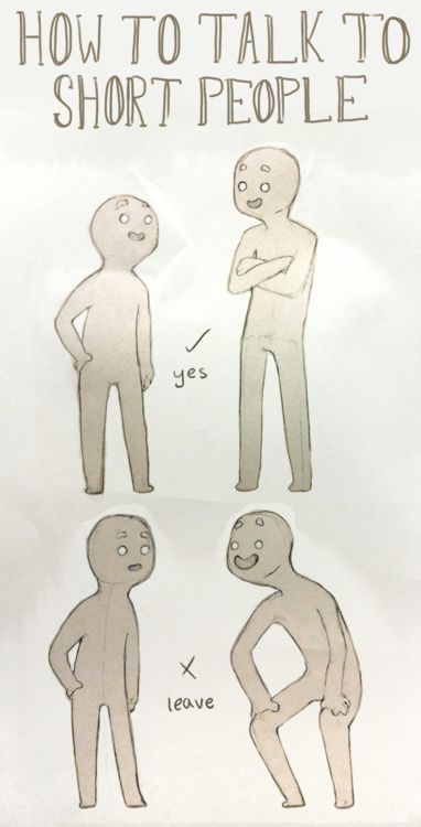 how to talk to short people
