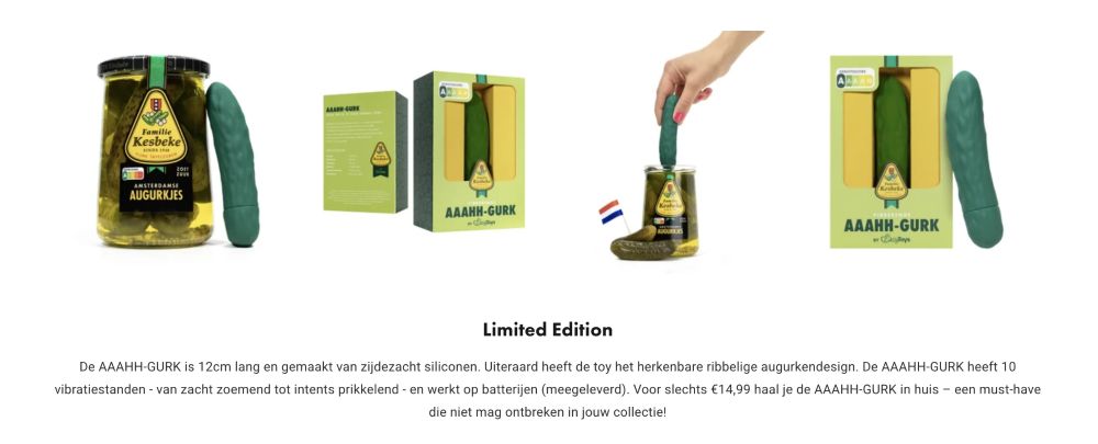 Kesbeke augurk vibrator 