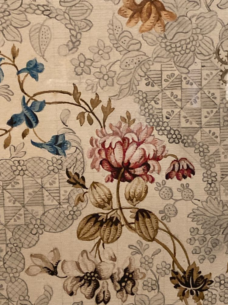 Anna Maria Garthwaite, floral textile design, 1749 (V&A)