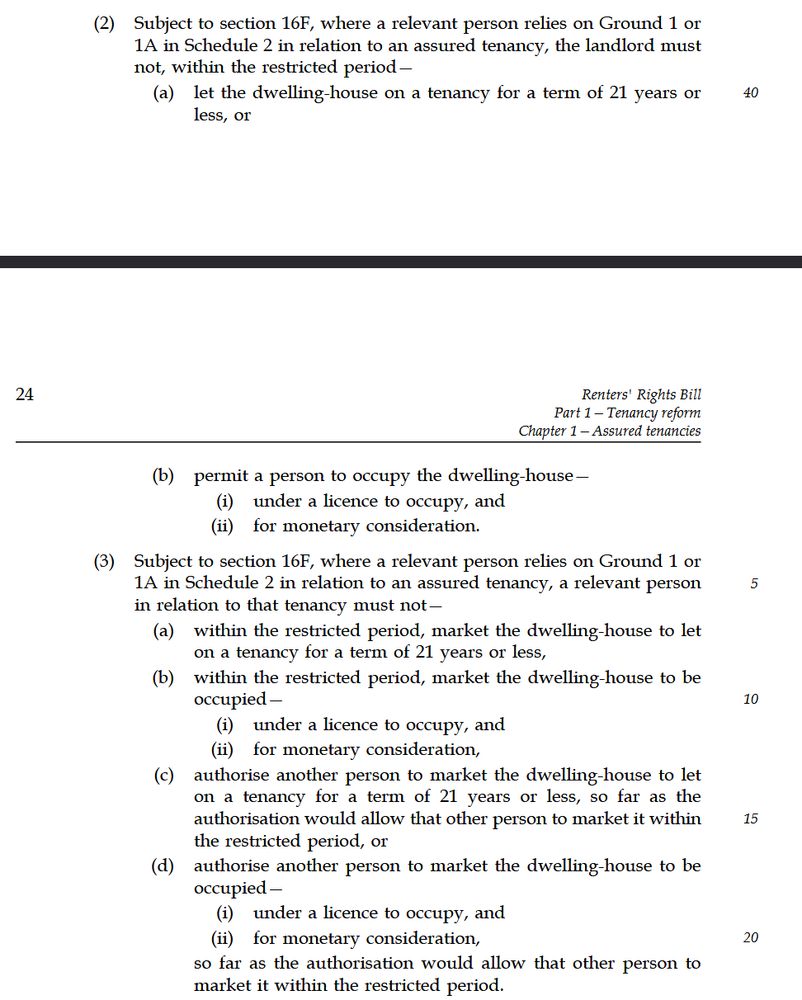 Renters' Rights Bill (pre-Lords amendments), clause 15