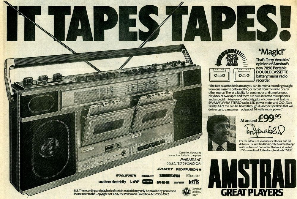 The 7090 cost £99.95 back in 1982, 