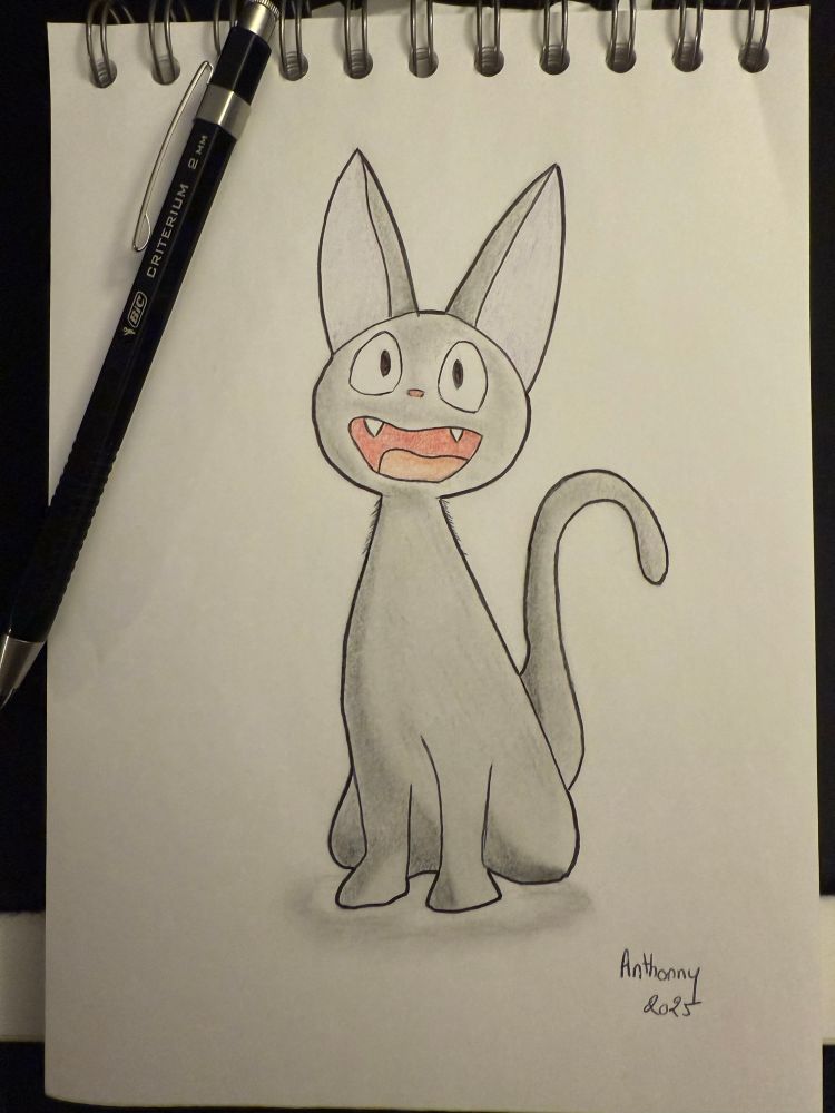 The cat of Kiki the little witch