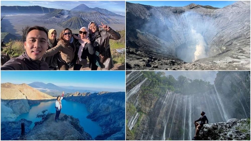 4 days 3 nights Mount Bromo, Ijen Crater, Tumpak Sewu Waterfall tour by private.