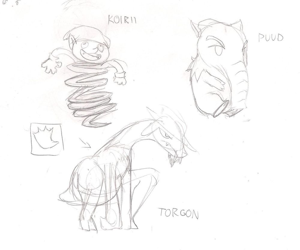 Koirii, Torgon, and Trumpy (marked Puud) 

-2010