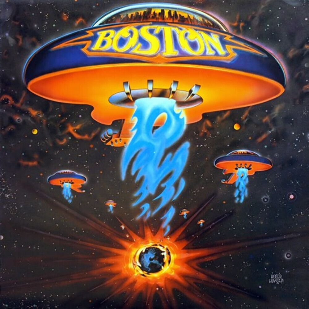 The cover of Boston’s 1976 self-titled debut album.