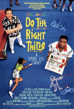 Theatrical poster for Do the Right Thing (1989).