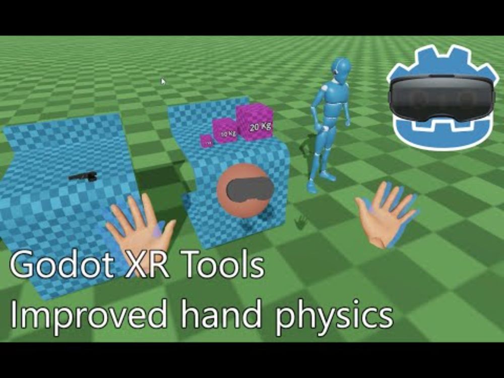 Godot XR Tools Improved Hand Physics