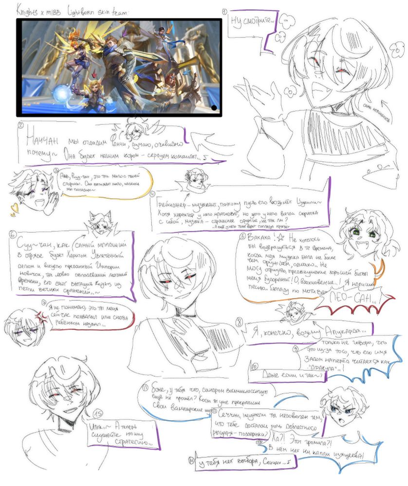 ritsu Sakuma assigns a mlbb character to every knights character🙏