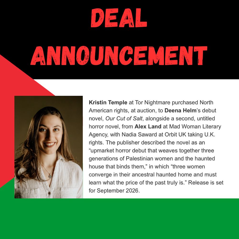 A deal announcement for OUR CUT OF SALT by Deena Helm 