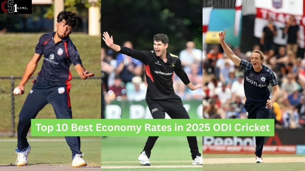 Top 10 Best Economy Rates in 2025 ODI Cricket