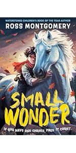 Cover of Small Wonder by Keith Robinson showing Tick riding Pebble.