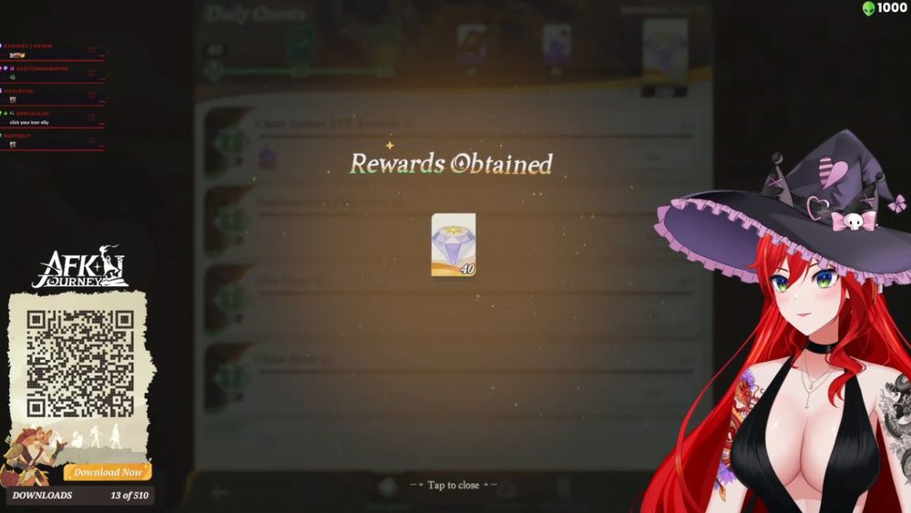 vtuber Elly is playing AFK new journey 