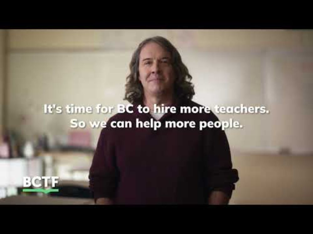 It's time for BC to hire more teachers so we can help more people