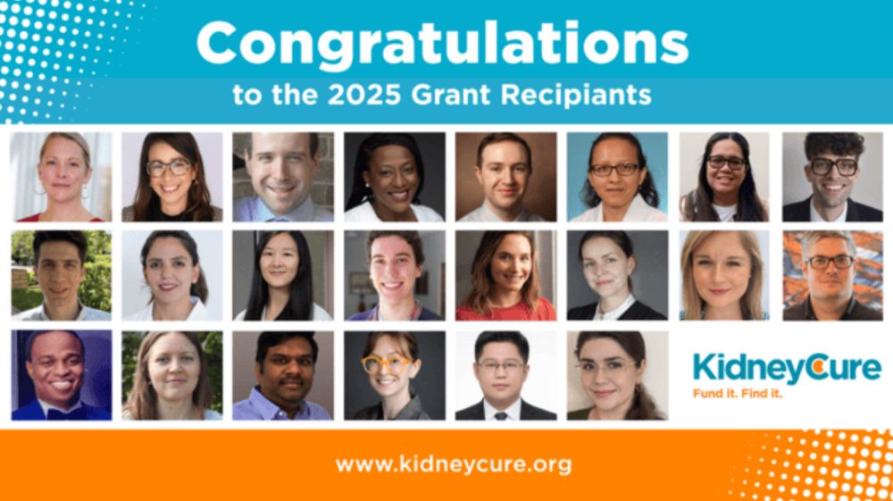 KidneyCure 2025 Grant Recipients
