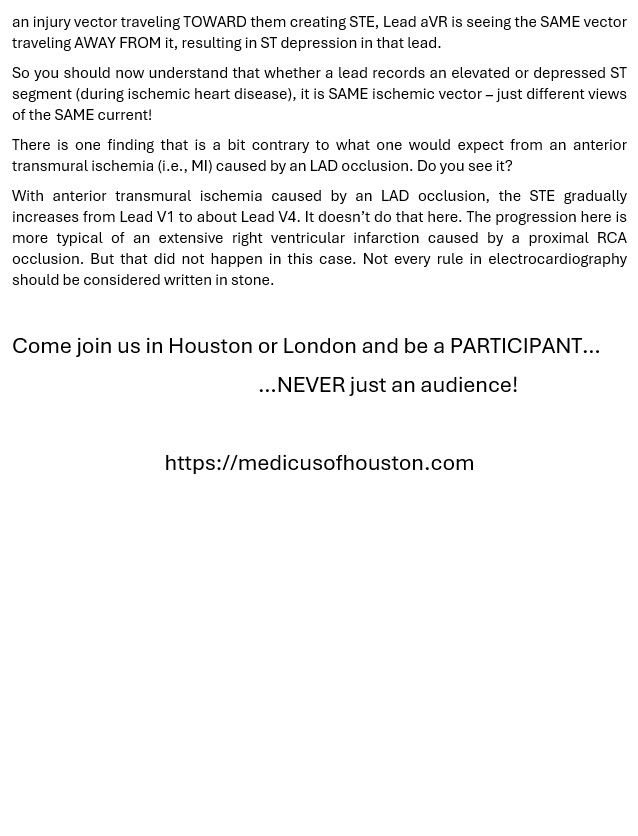 Join us in London, England (September 22 – 25, 2025) for The Masterclass in Advanced Electrocardiography! Four days of intense, immersive study of 12-lead ECG interpretation with active involvement of all participants. Learn from Jerry W. Jones, MD FACEP FAAEM, an internationally-recognized instructor and author in advanced electrocardiography. Physicians earn AMA PRA Category 1 Credit™. The course is designed for those with an intermediate level of skill who wish to take their ECG interpretation skill to a higher level. All classes are limited to a maximum of 20 participants to allow for more participation and individual attention - and there are already fewer than 20 places remaining! For more information, visit our website at https://medicusofhouston. Our host hotel will be the Lancaster Gate Hotel, located near Hyde Park. There are three ways to communicate with Dr. Jones directly - via the ChatBot on the website (all responses are from Dr. Jones - NO AI messages!), via email (jwjmd@medicusofhouston) or the Medicus of Houston office (1-713-393-9944, M-F, 9 am – 5 pm Central US Time).

And… you'll be in London! Big Ben, Buckingham Palace, Houses of Parliament, the Tower of London, West End theatre, the London Eye, the Underground ("Mind the Gap!"), Harrods, the National Gallery… and so much more! Take a short journey to nearby Greenwich - where "Time Begins!" You can stand astride the Prime Meridian, with one foot in the Western Hemisphere and one in the Eastern Hemisphere. Take a close-up look at THE Cutty Sark! Don't miss this once-in-a-lifetime opportunity! 